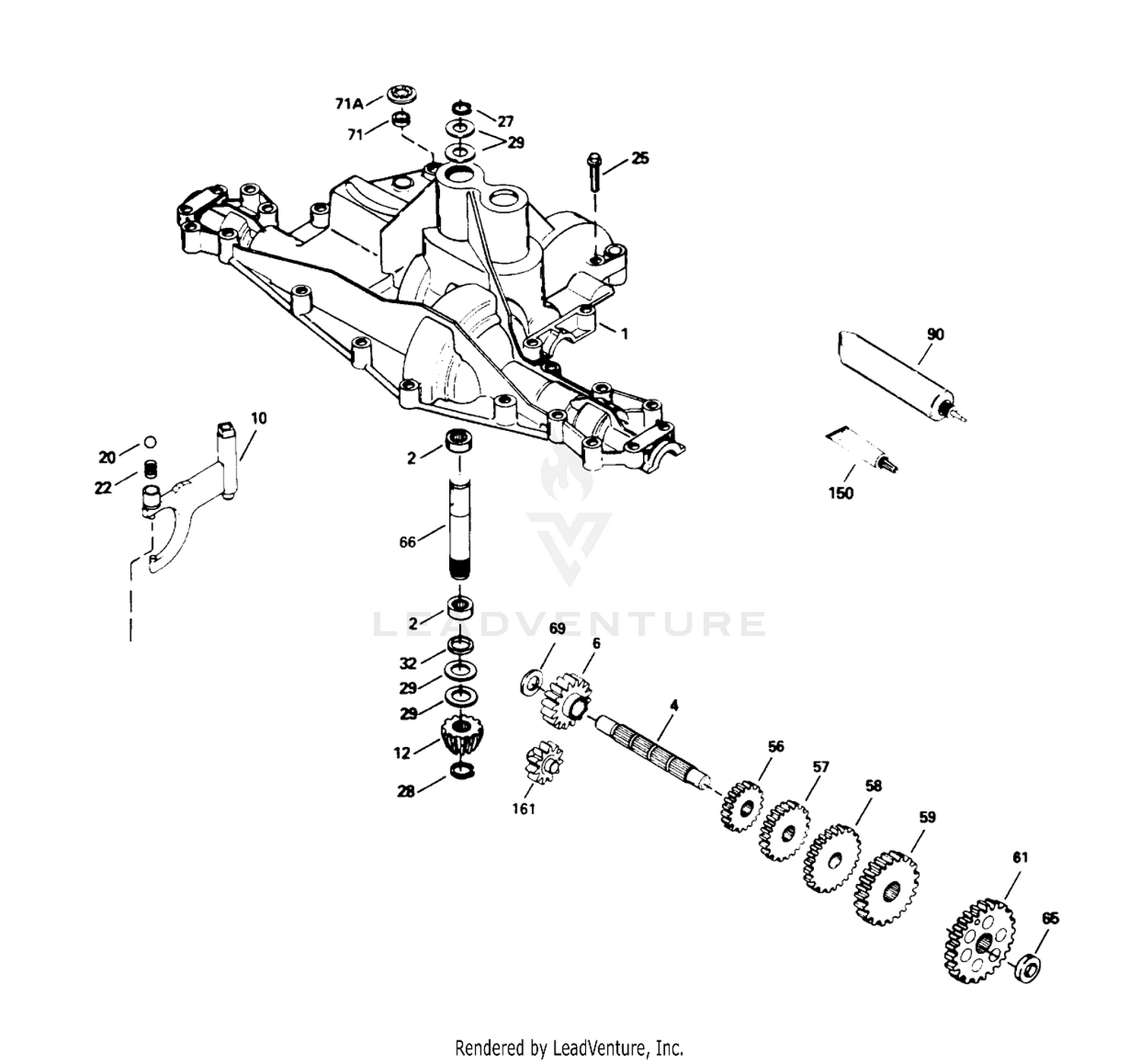 Peerless Transaxle Model No. 915-020