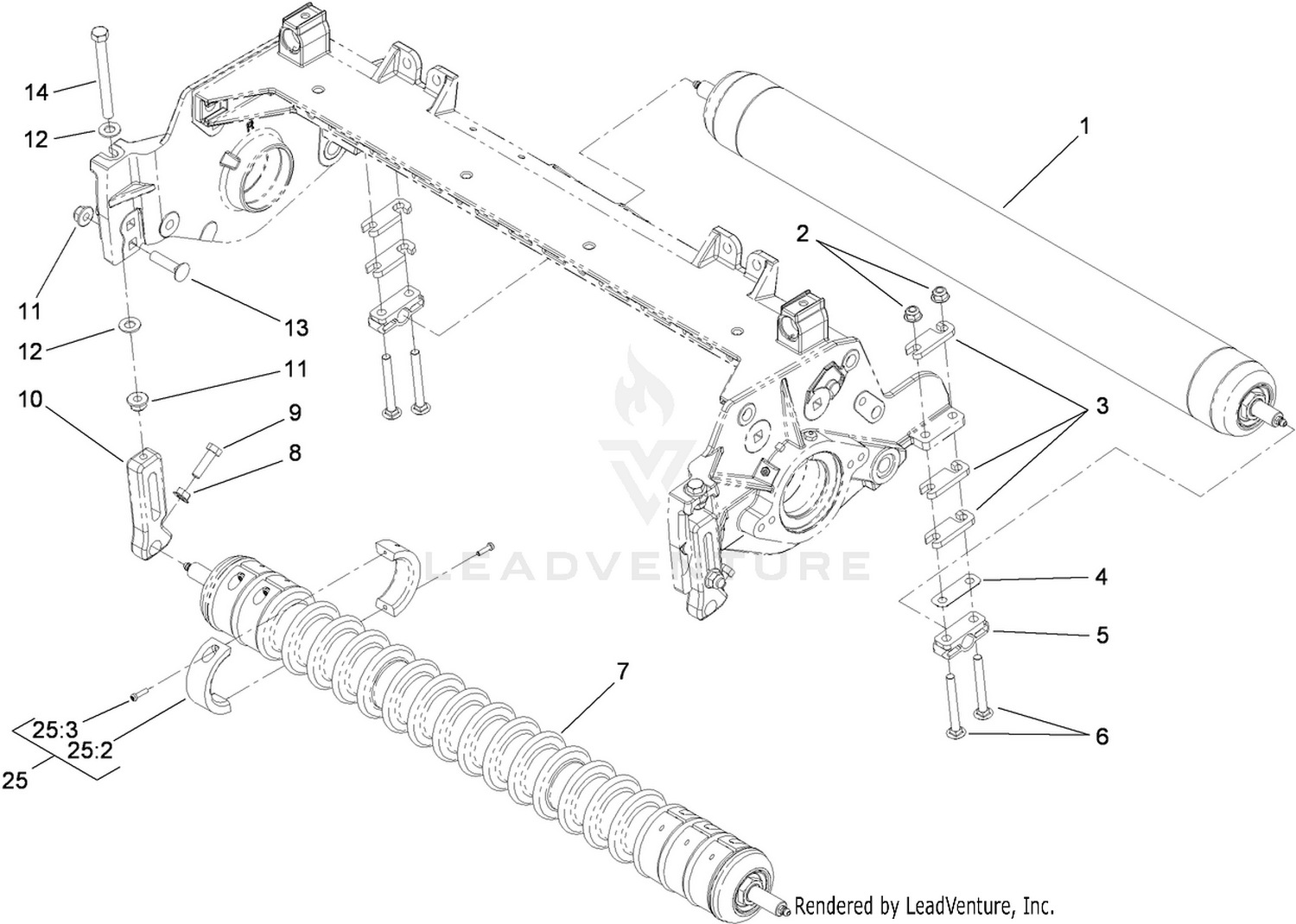 Front and Rear Roller Assembly