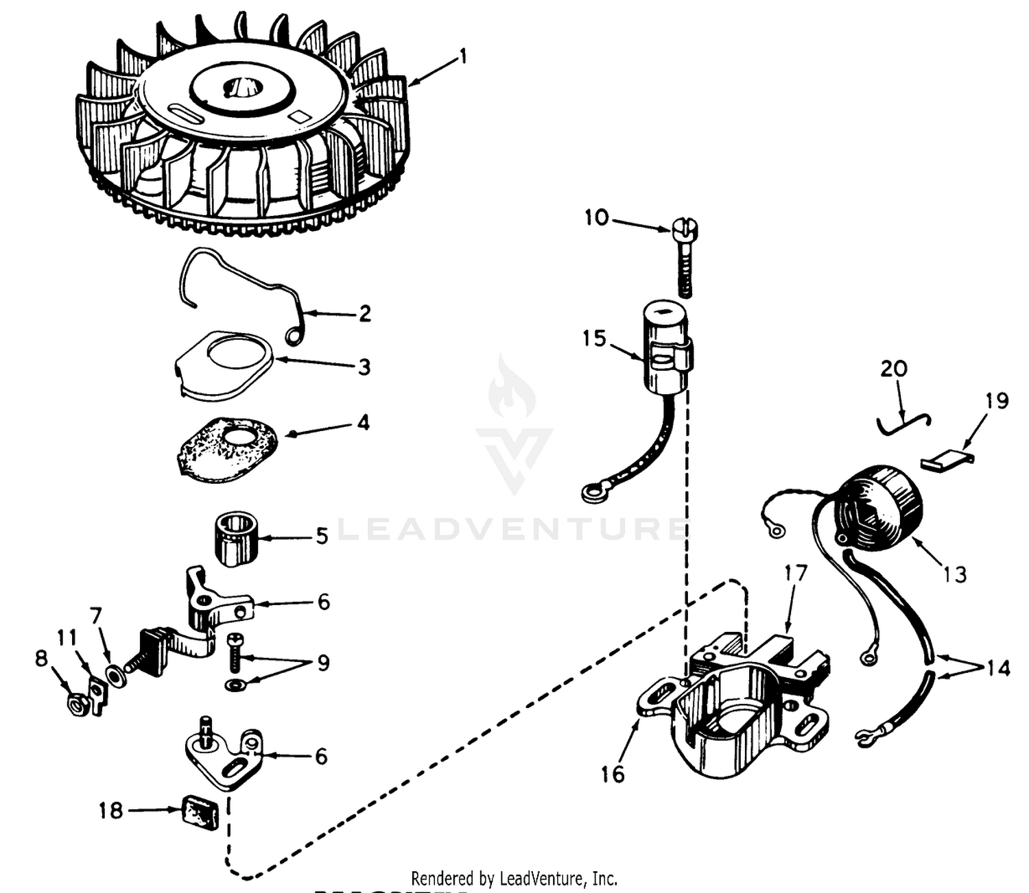 Magneto No. 610793a