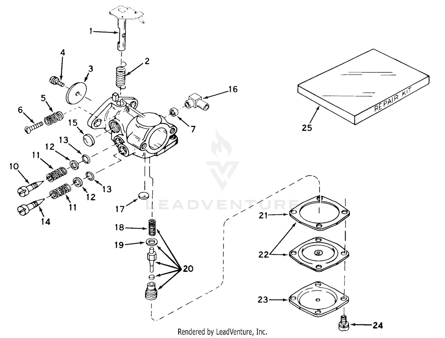Carburetor No. 631243