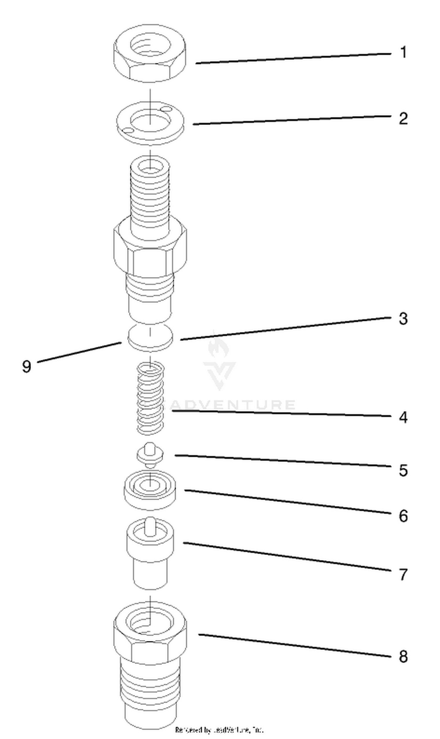 Nozzle Holder Assembly No. 98-9468