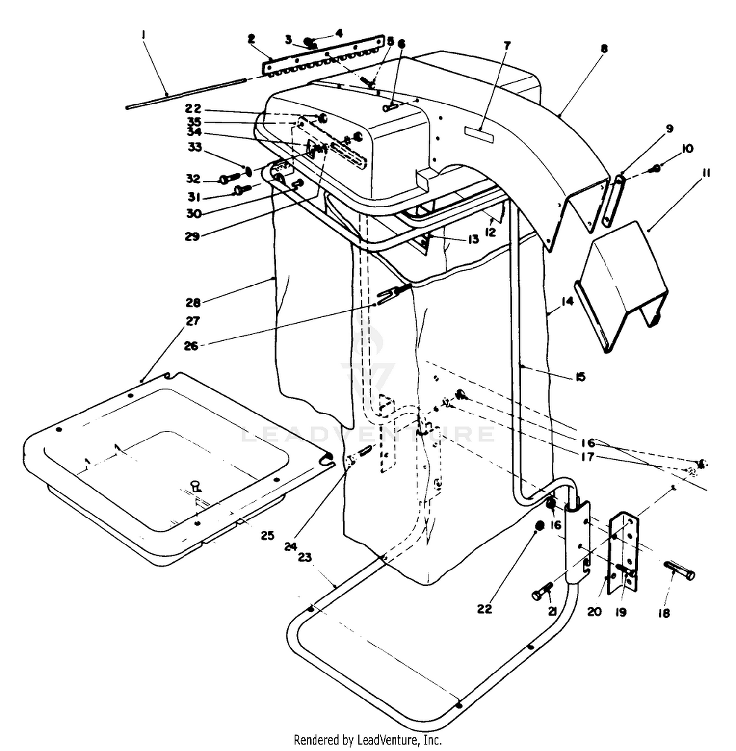 Grass Collector Model 30561 (optional)(continued) 2