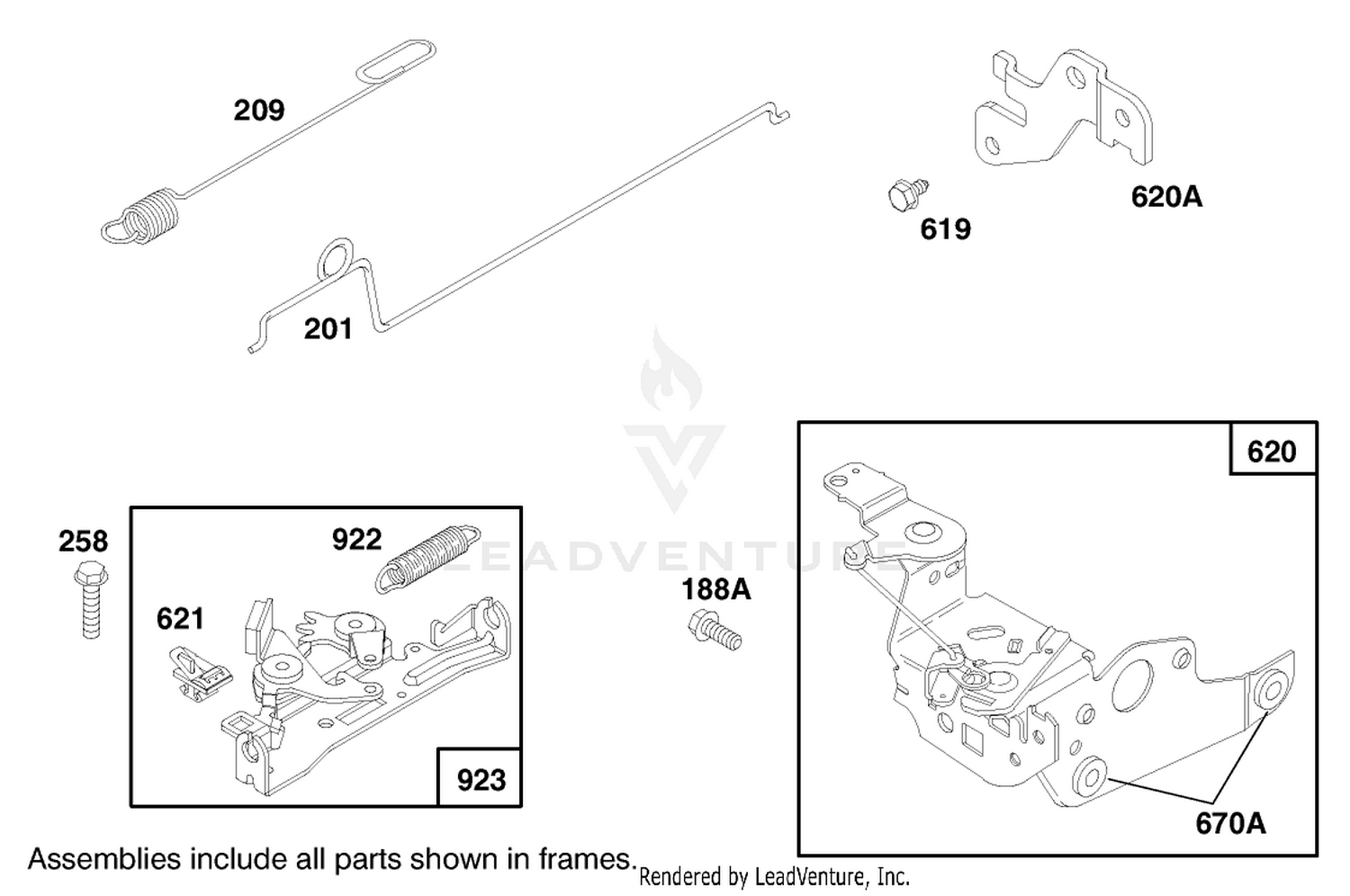 Engine Briggs  Stratton Model 127702-0645-01 (serial No. 8900001-8901373) 4