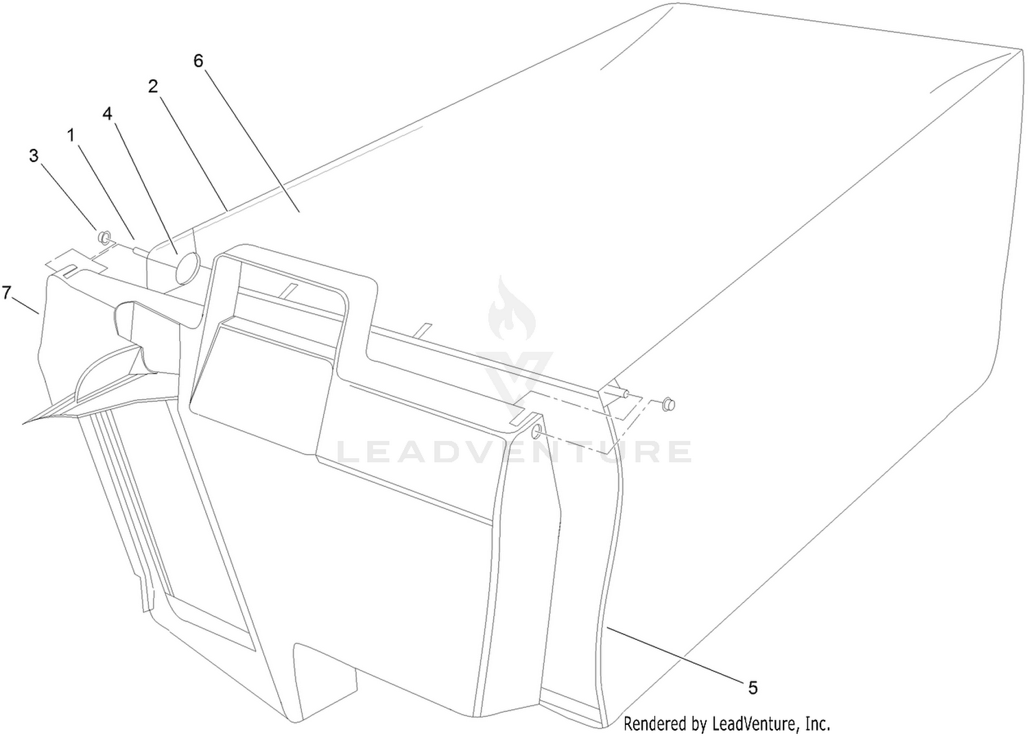 Grass Bag Assembly No. 121-1391