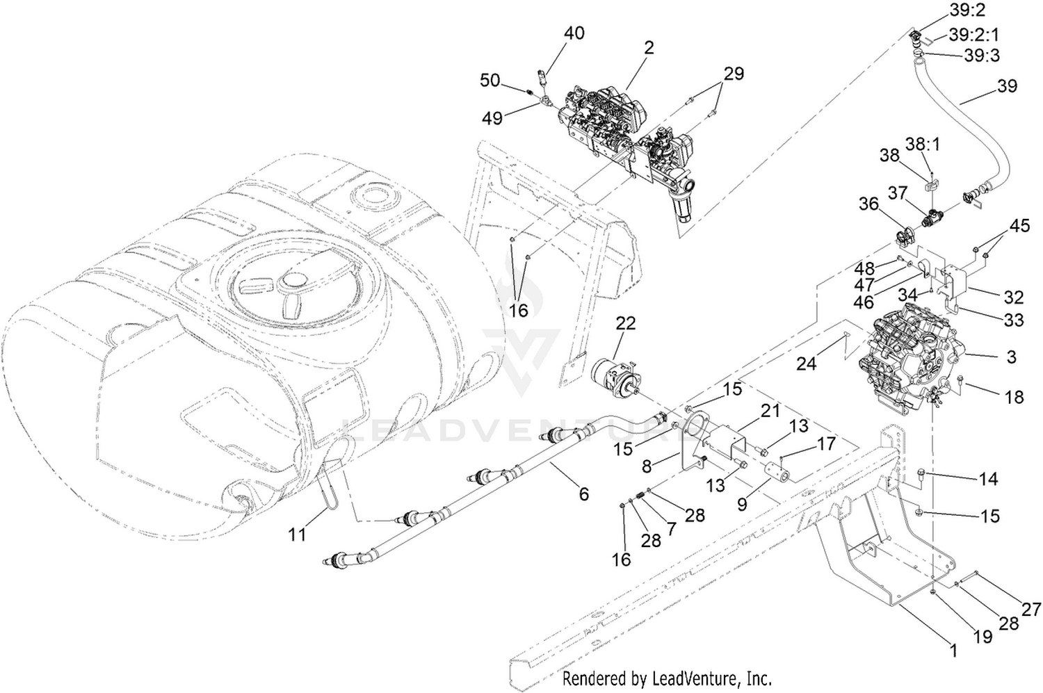 Spray Pump and Valve Assembly