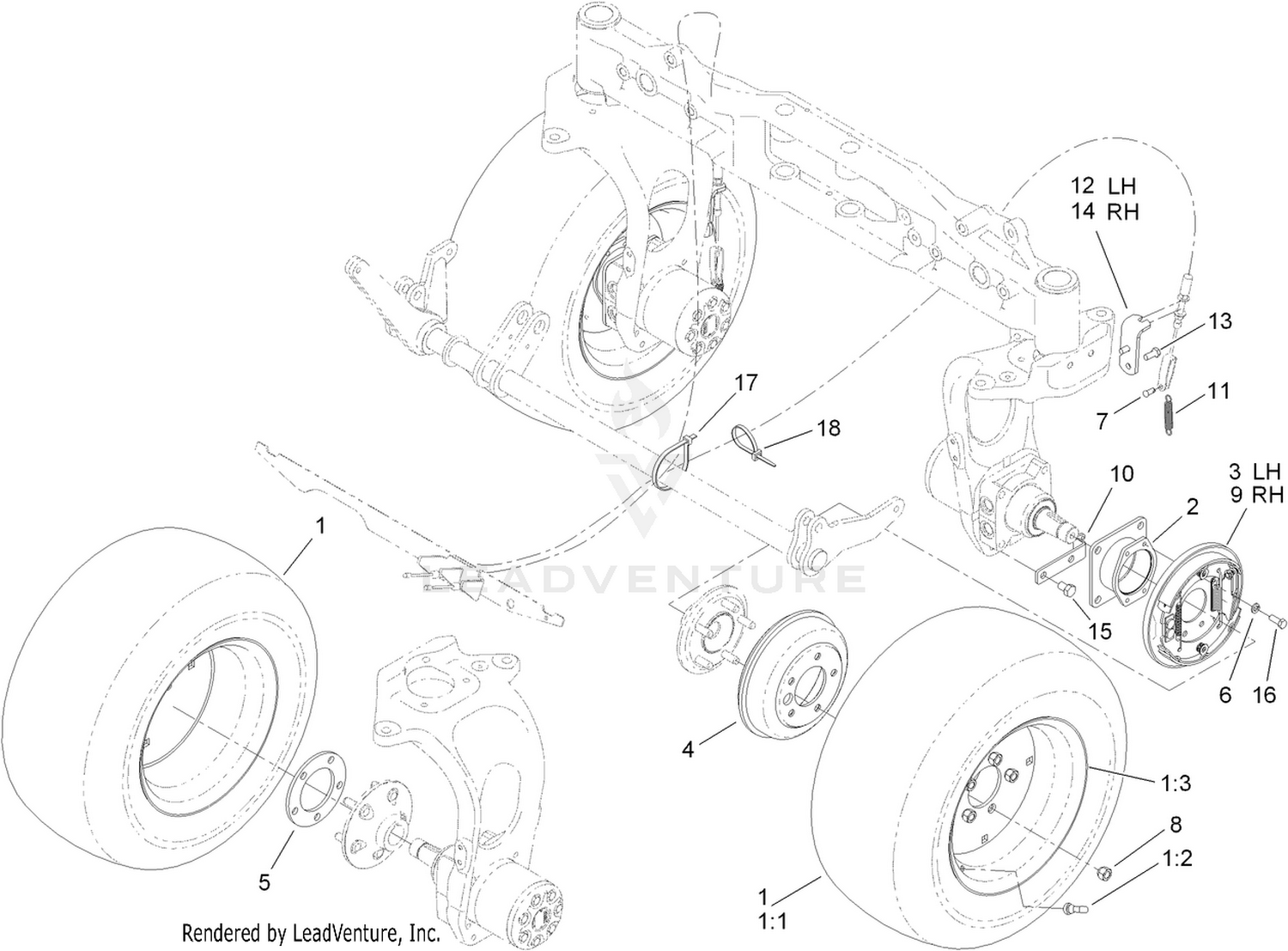 Wheel and Brake Assembly