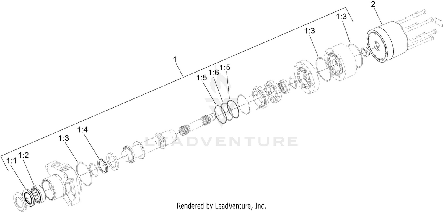 Hydraulic Motor Assembly No. 139-6038