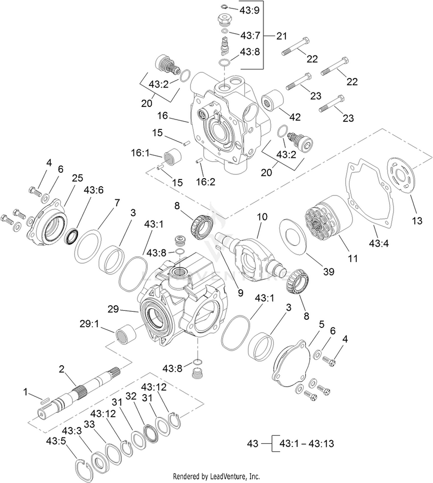 Hydrostat Assembly No. 105-0494