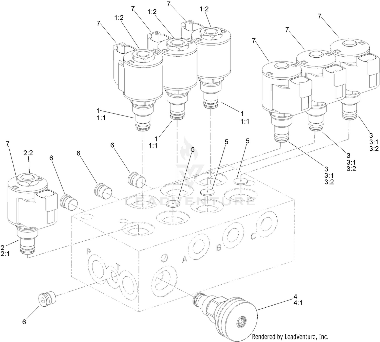 Lift Control Manifold Assembly No. 111-8419
