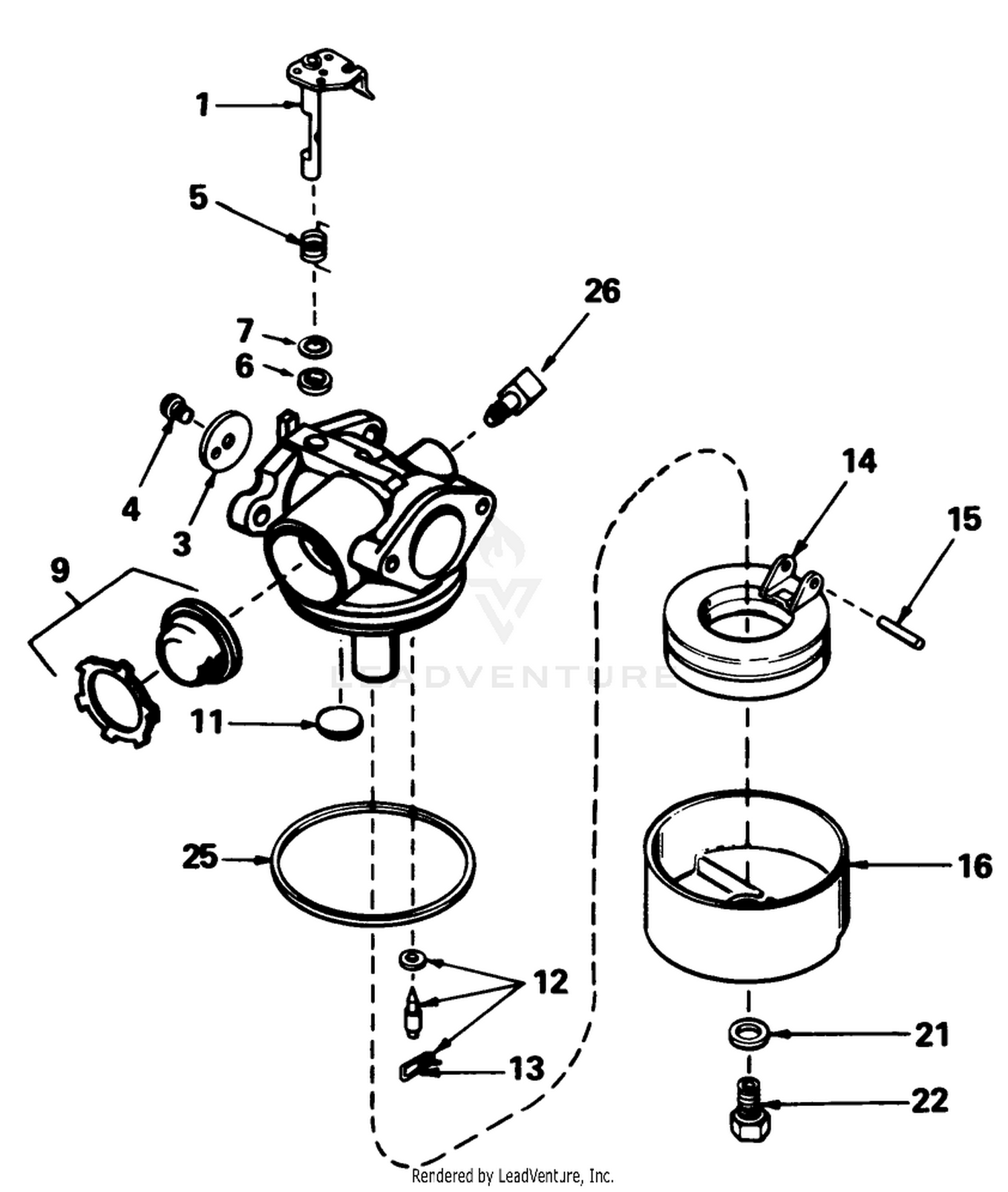 Carburetor No. 632098