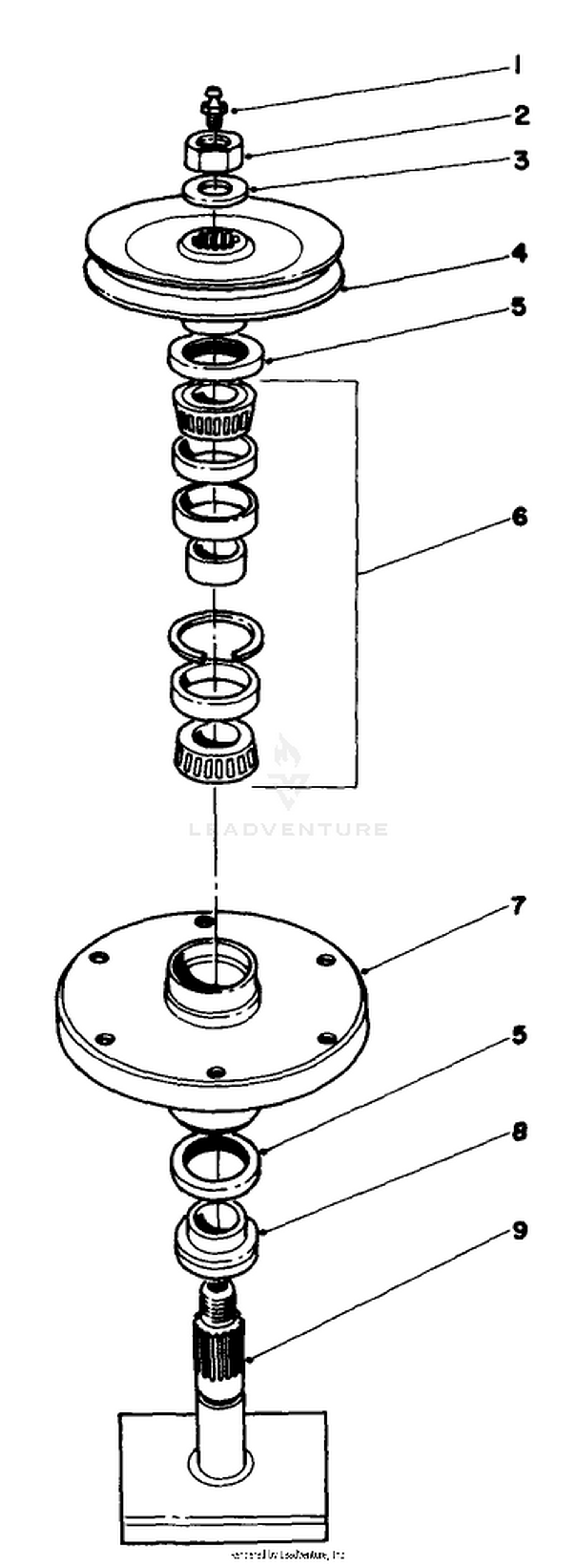 Drive Spindle No. 27-0871