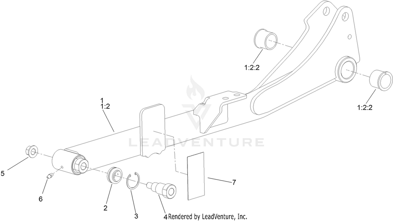 LH Lift Arm Assembly No. 144-3943