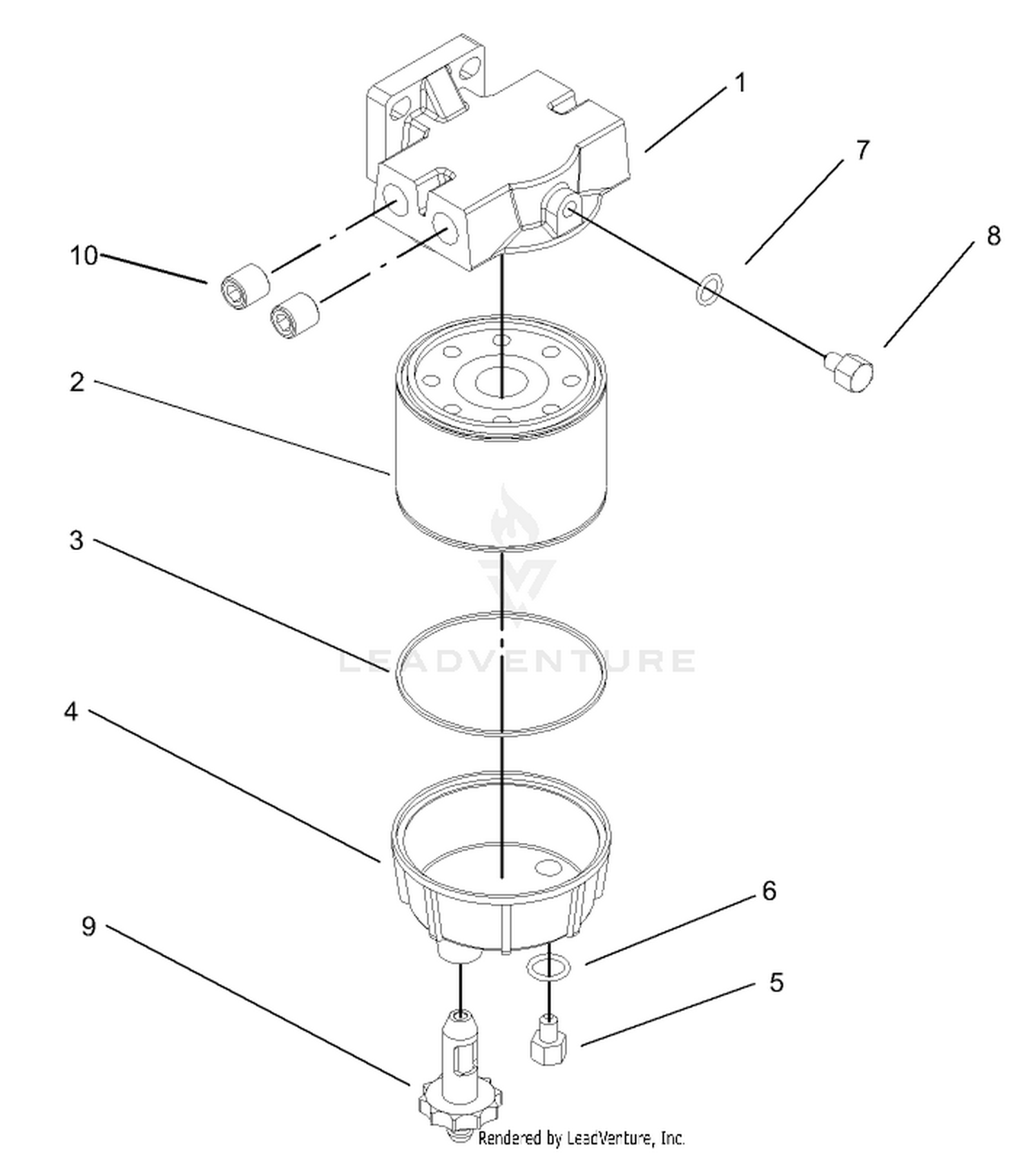 Water / Fuel Filter Assembly No. 98-9305