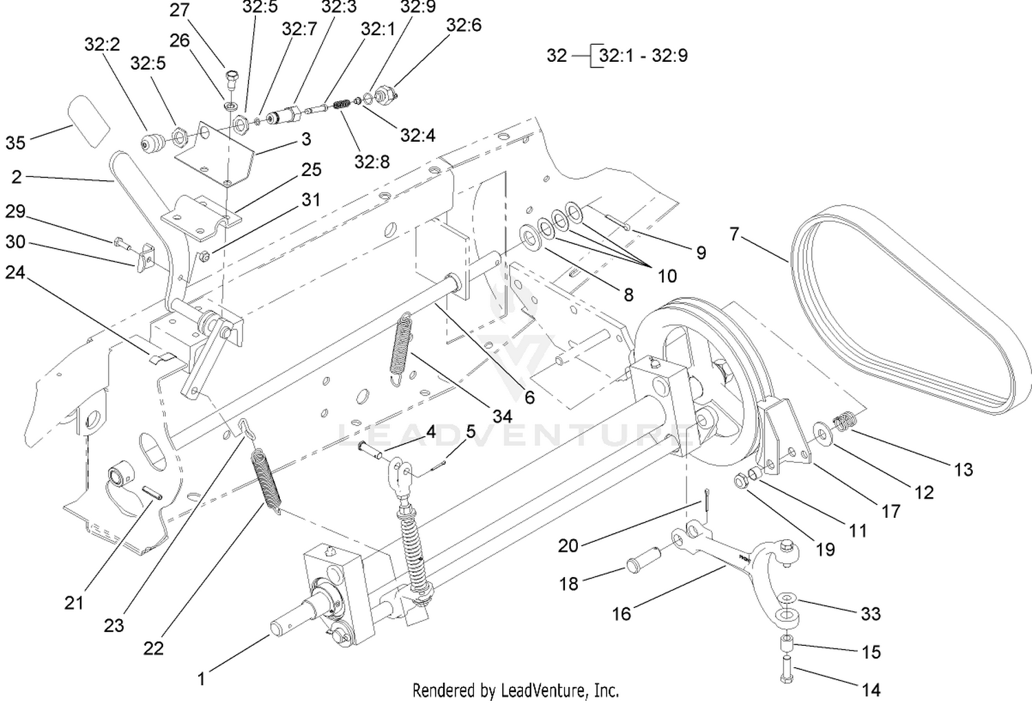 Power-Take-Off and Shaft Assembly