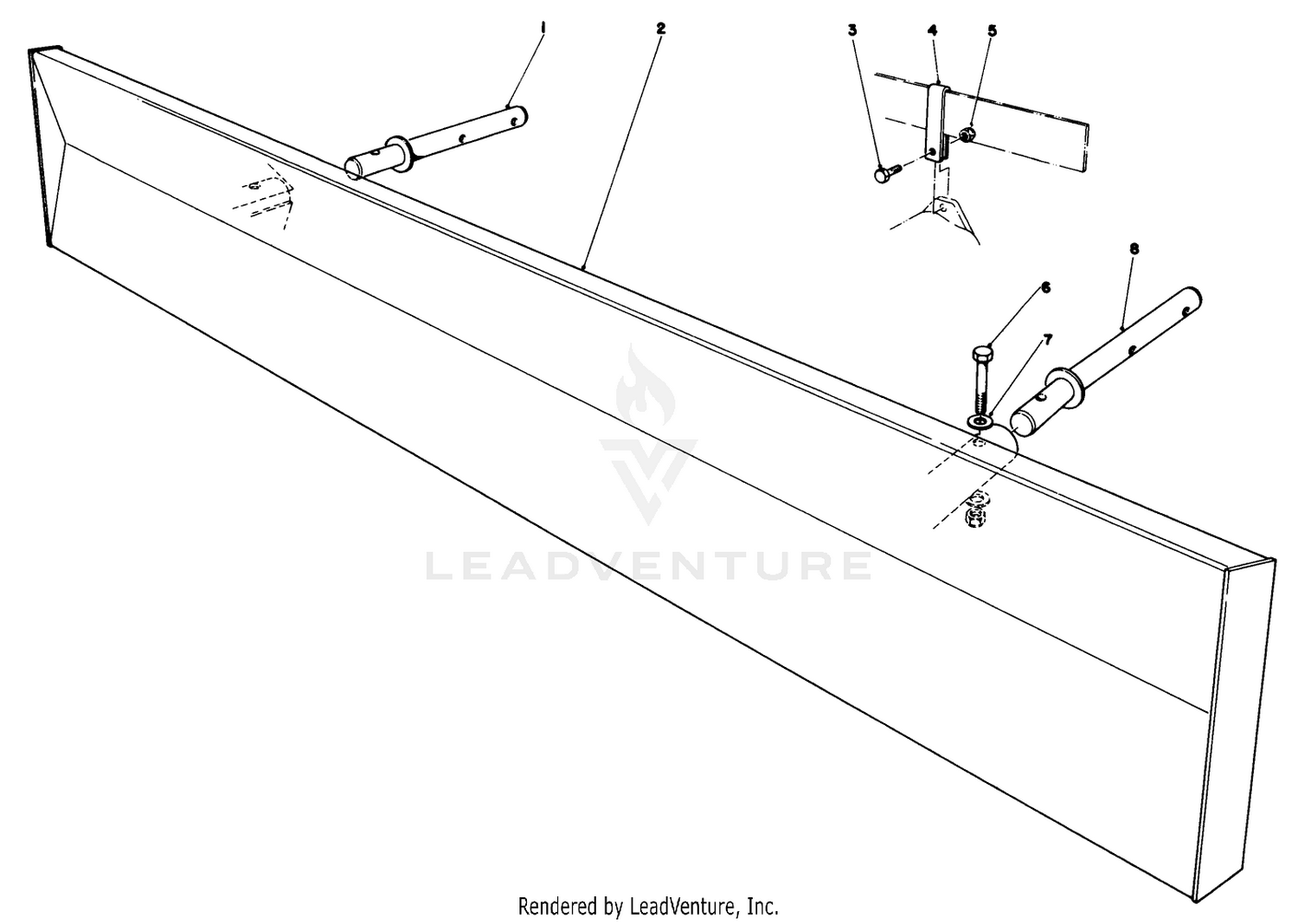 80" Blade Kit No. 03585 (optional)