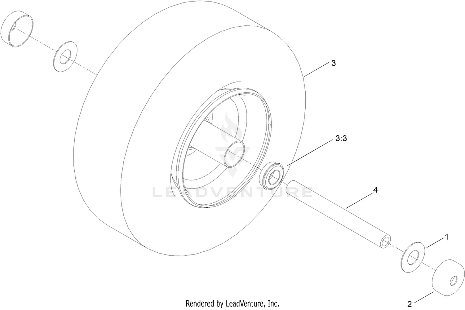 Caster Wheel Kit Assembly No. 145-0489