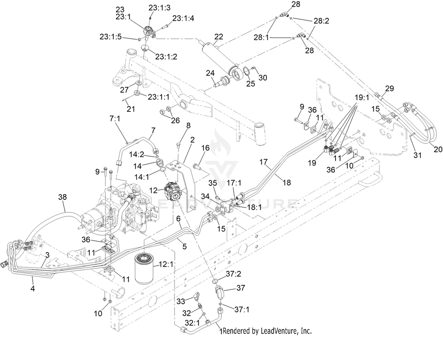 Steering Hydraulic Assembly