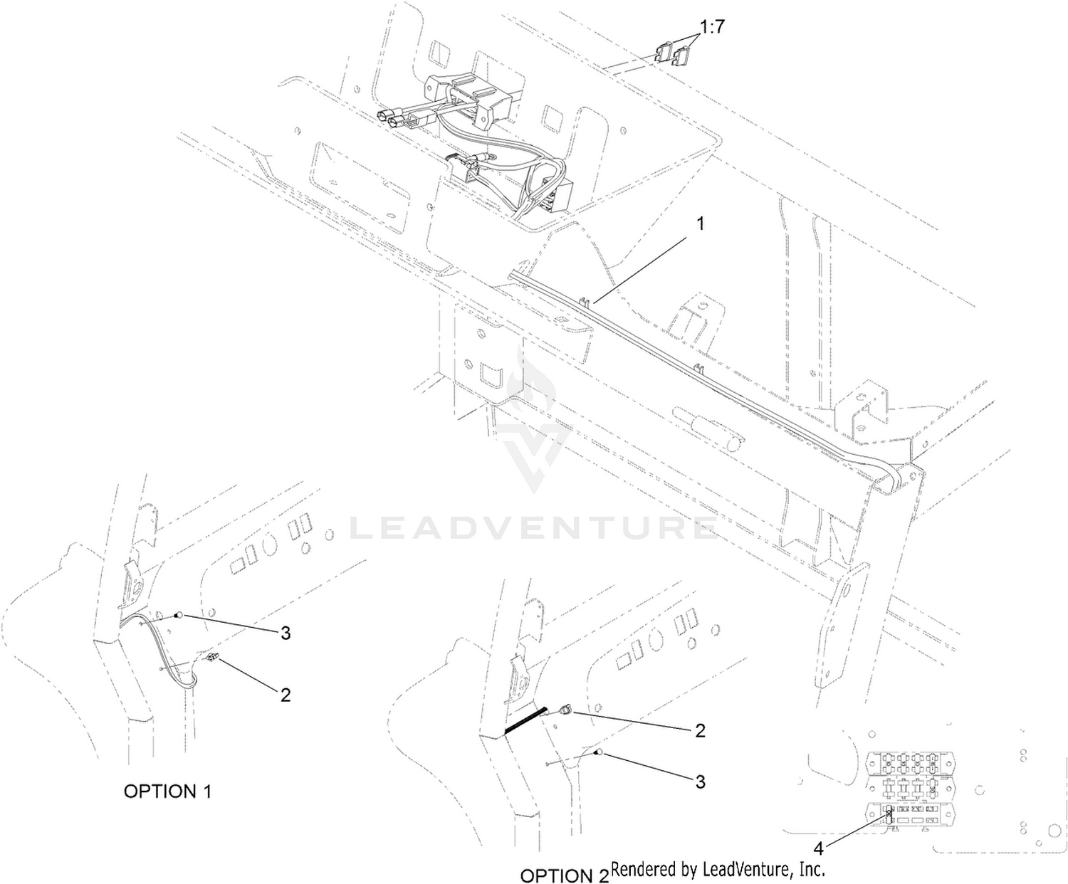 Headliner Wire Harness Assembly