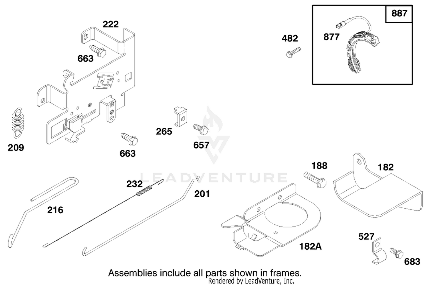 Engine Briggs  Stratton Model 28m707-0127-01 6