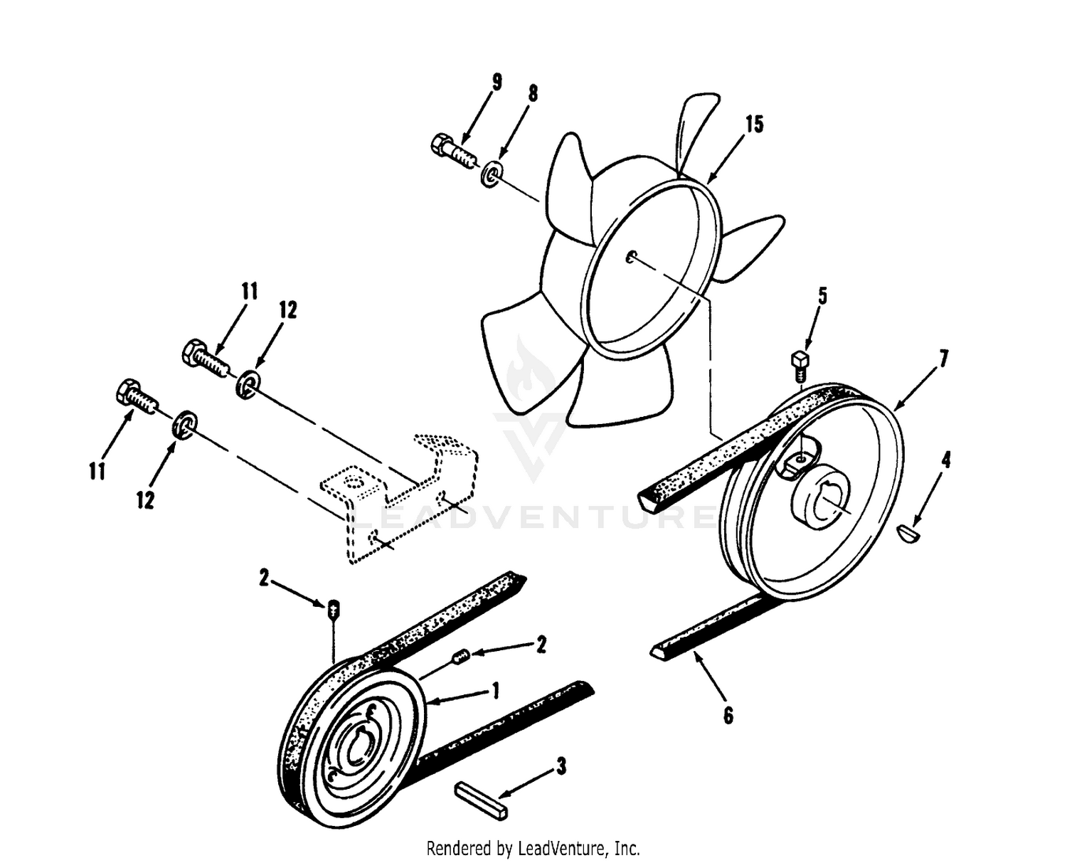 Drive Belt And Pulleys