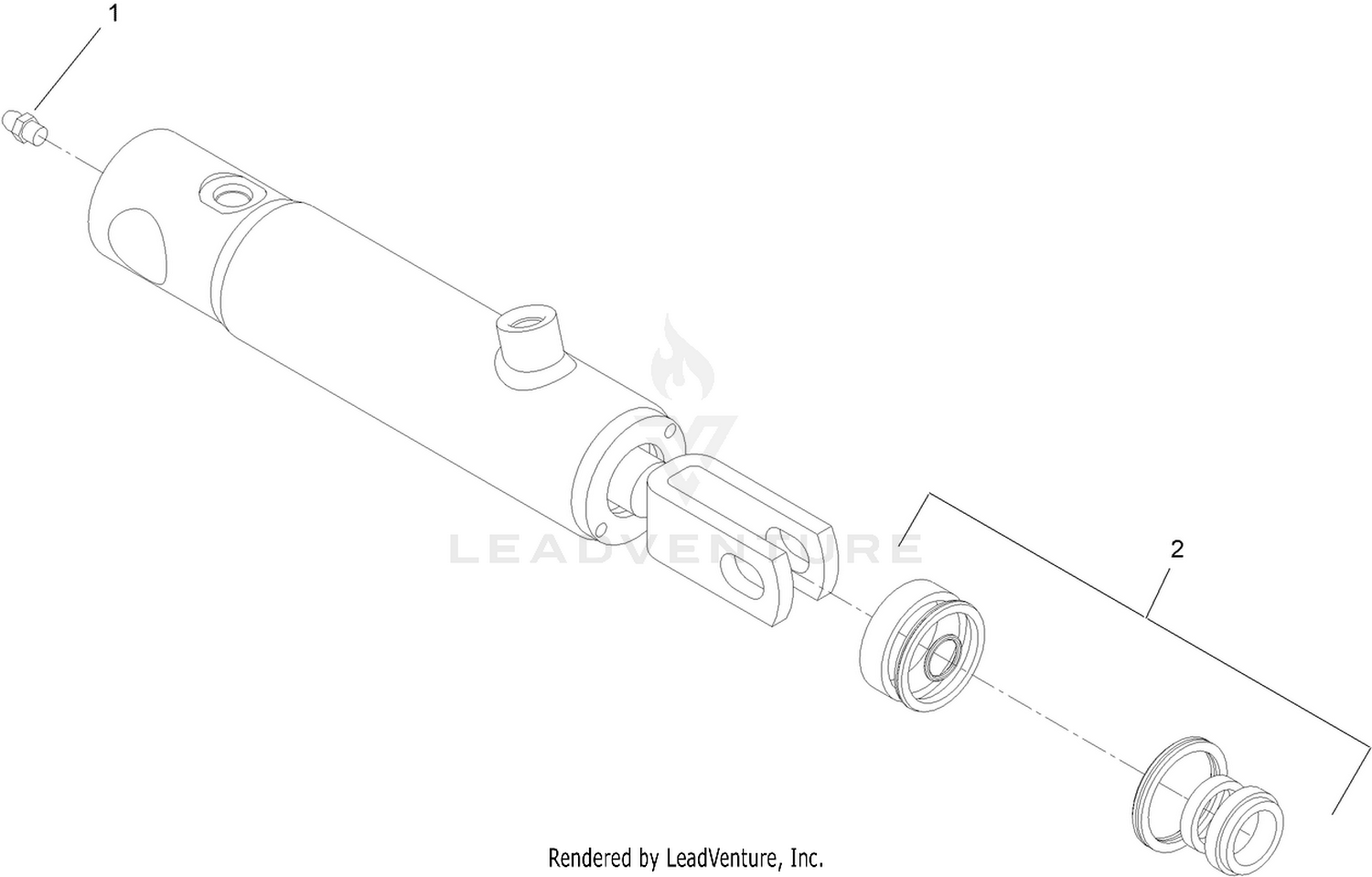 Hydraulic Cylinder Assembly No. 145-4569