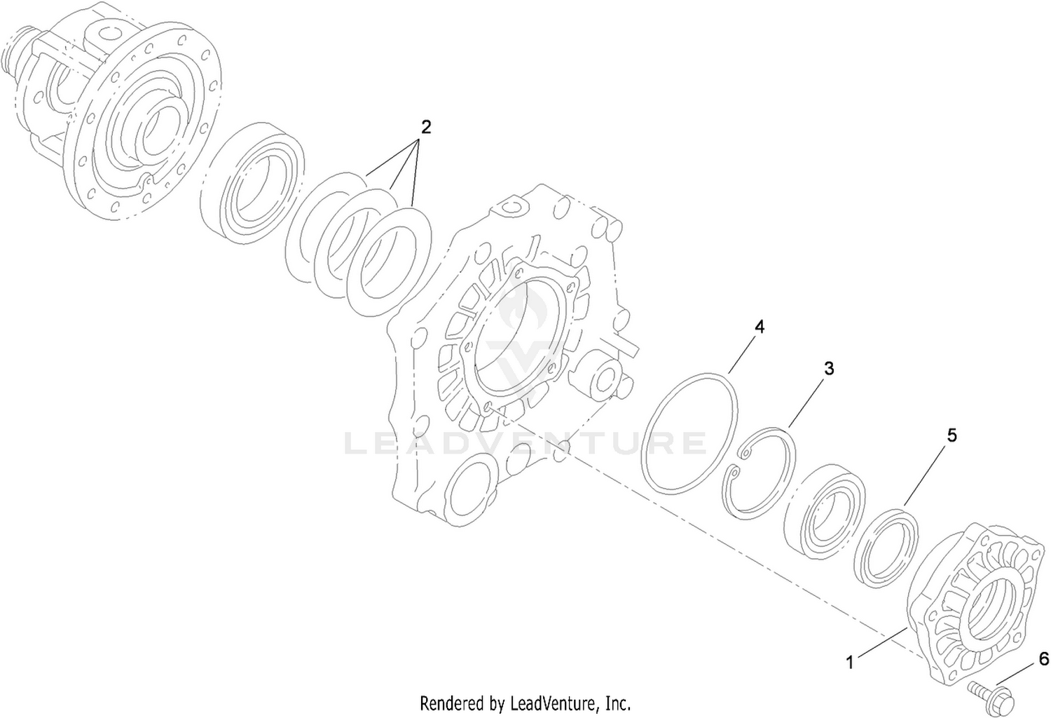 Differential Carrier Assembly  Transaxle Assembly No. 115-7783