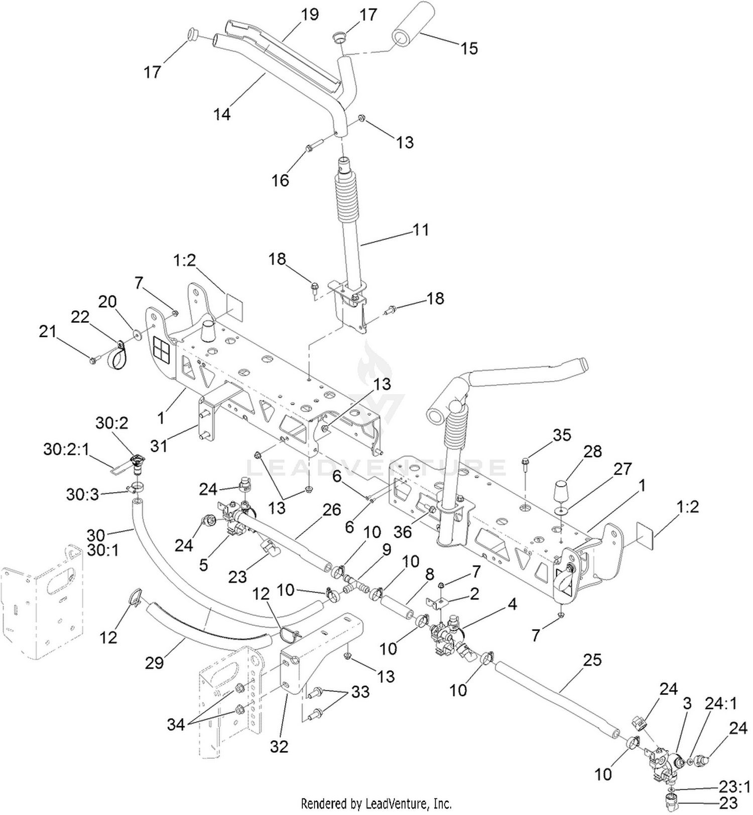 Center Boom Assembly