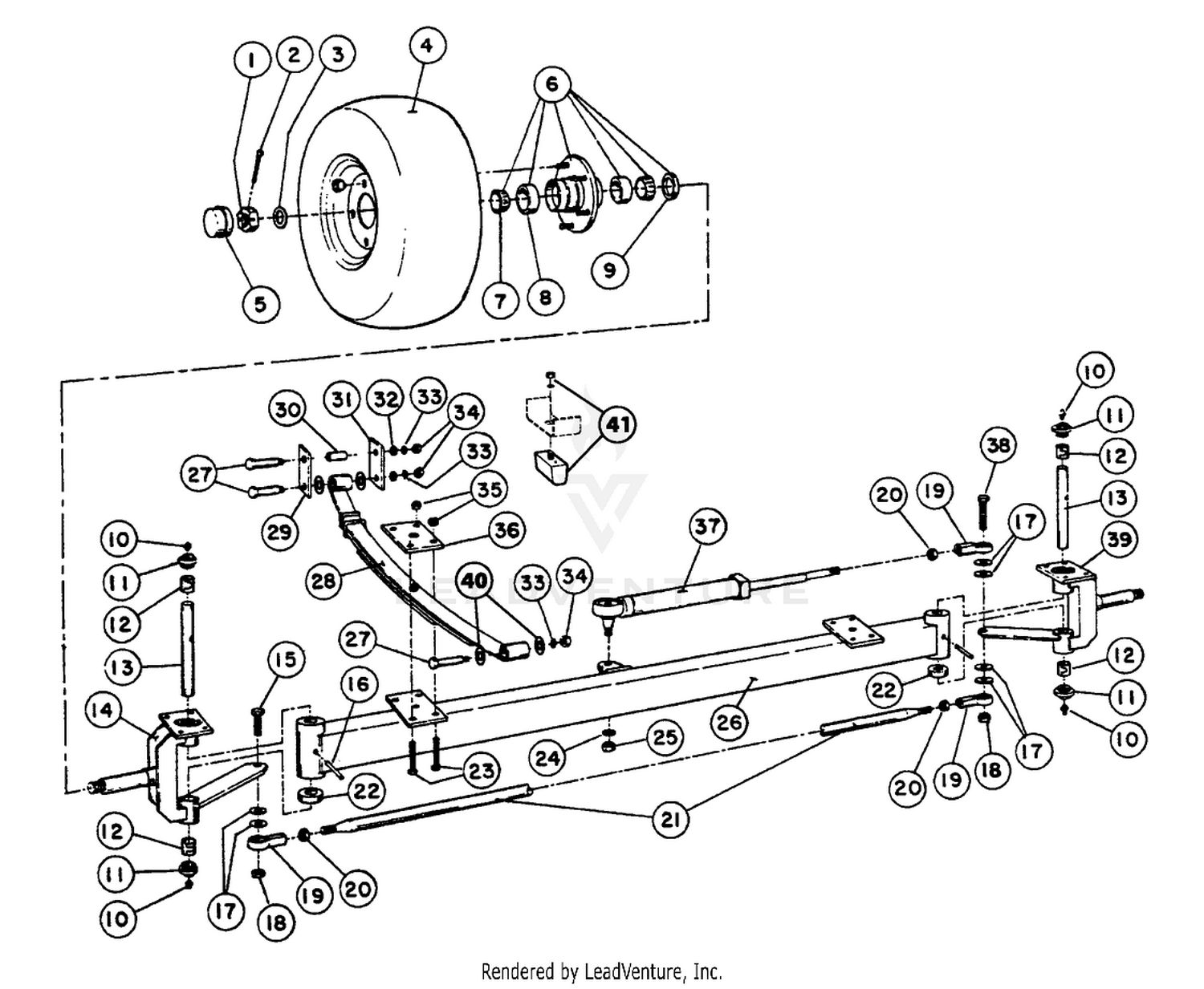 FRONT AXLE (5200)