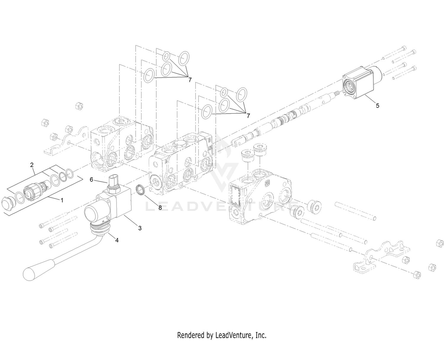 Hydraulic Valve Assembly No. 131-5637