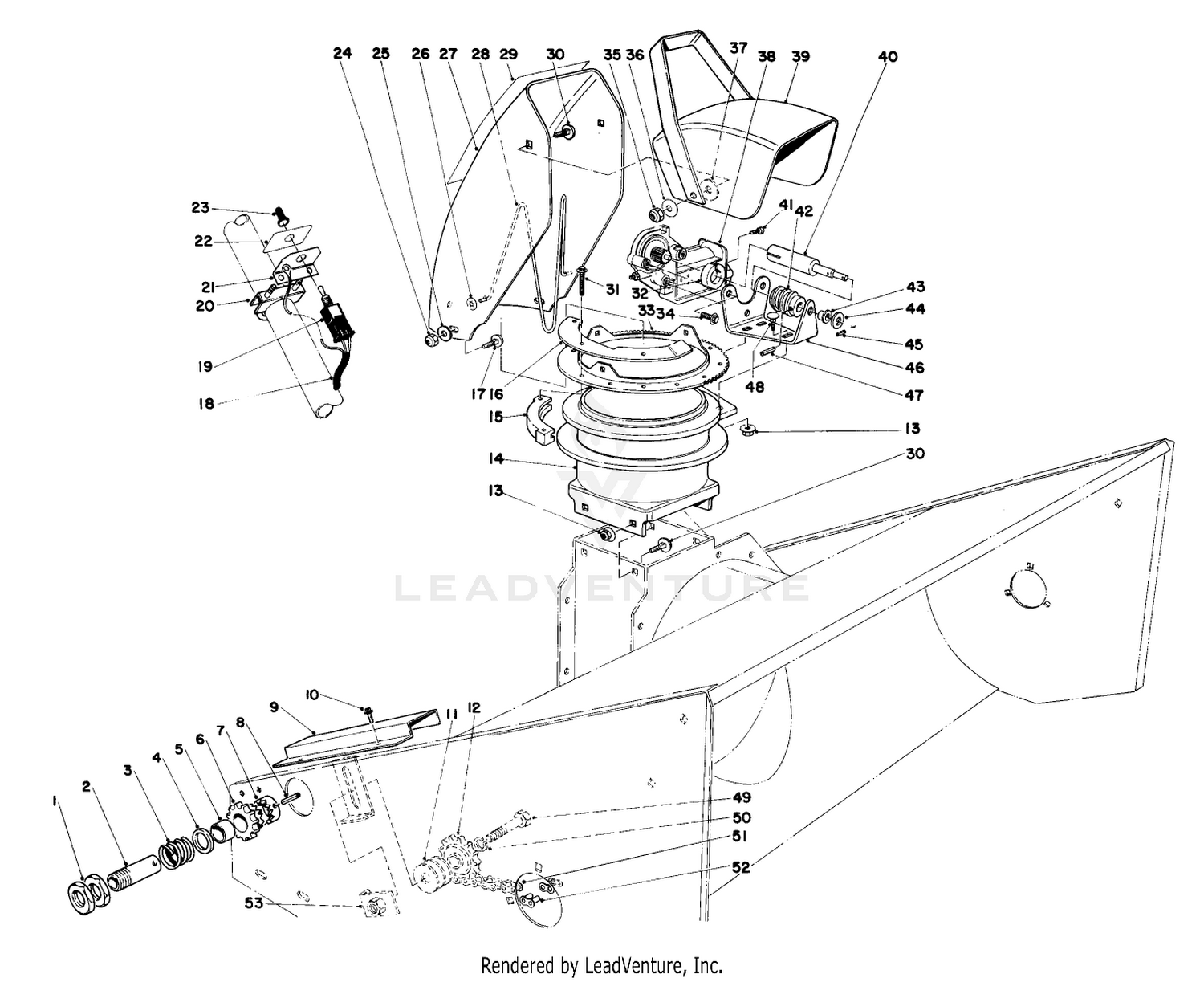 48" Snowthrower Model No. 30570 (optional)(continued) 2