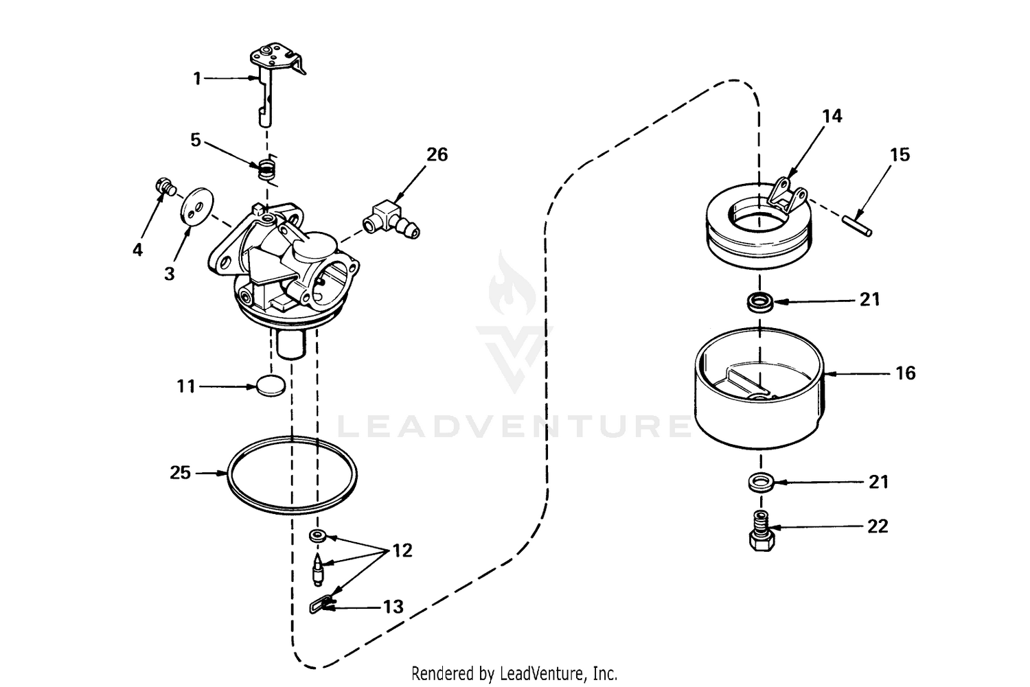 Carburetor No. 631699