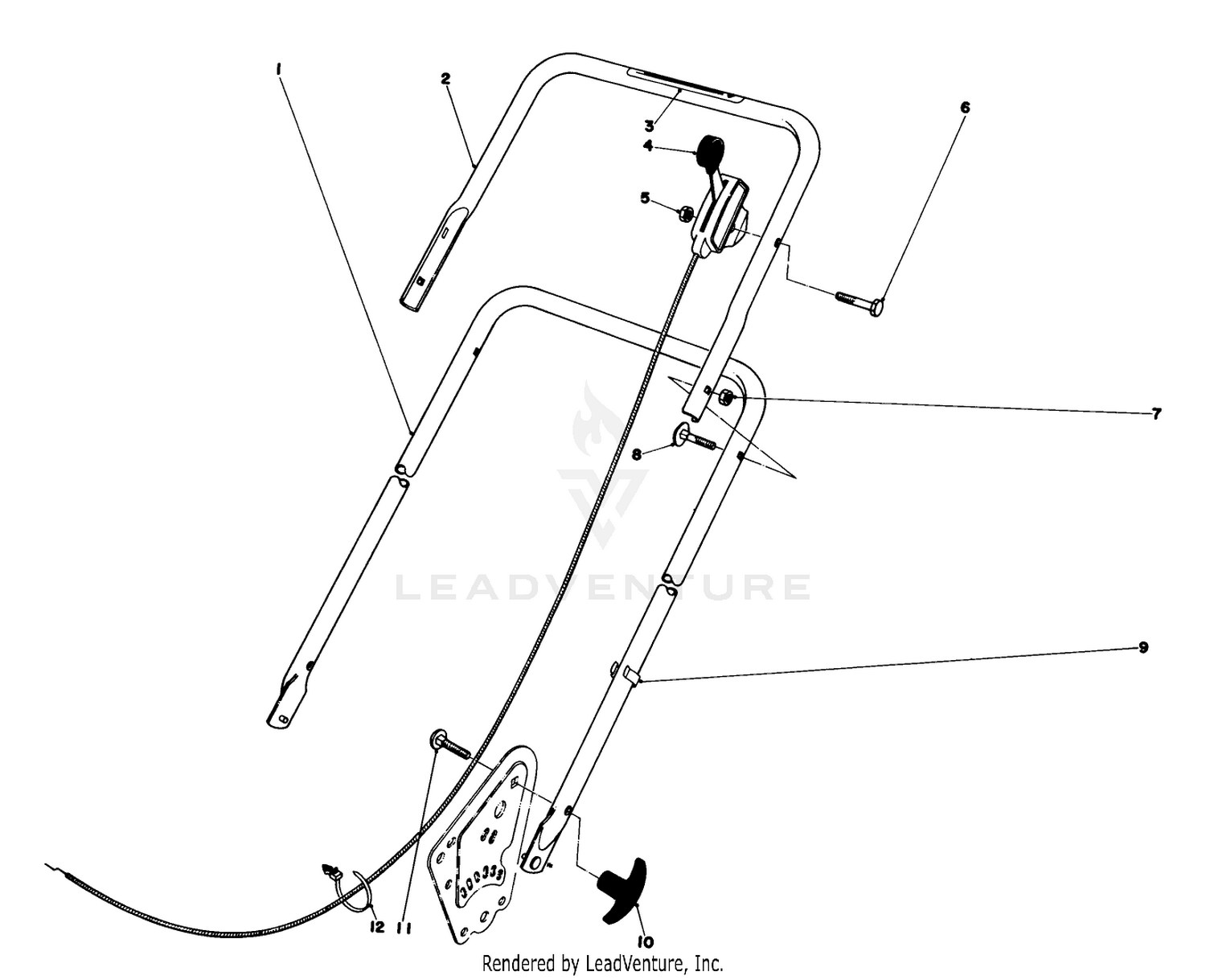 Handle Assembly (model No. 16880)