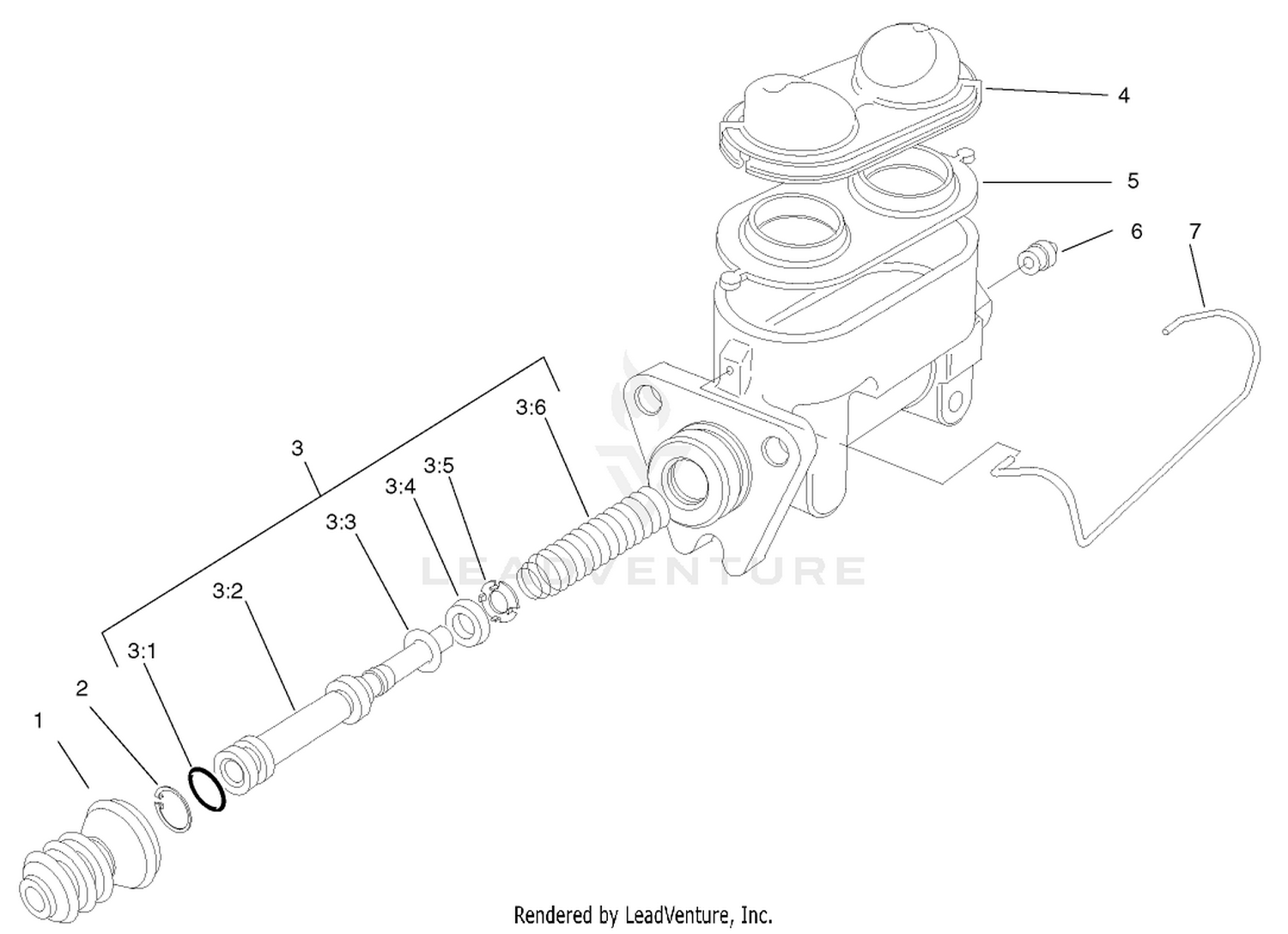 Brake System Master Cylinder No. 69-2640