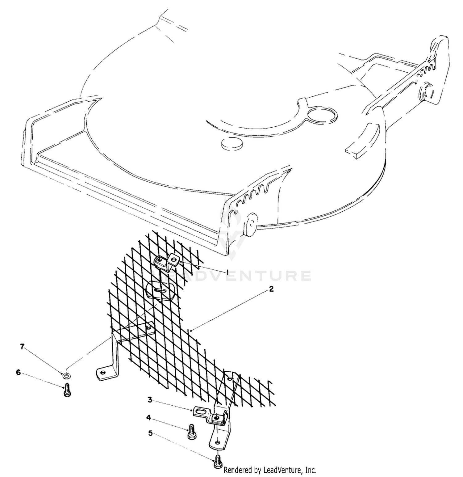 Leaf Shredder Kit Model No. 59157 (optional)
