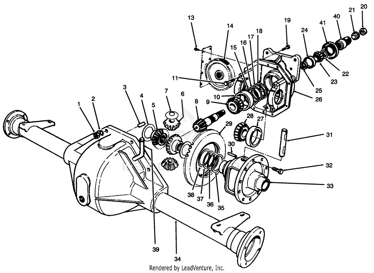 Front Axle Assembly No. 86-7200
