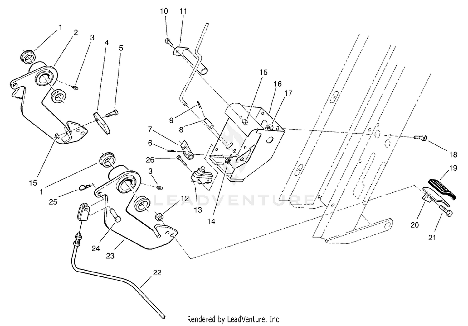 Steering Brake Assembly