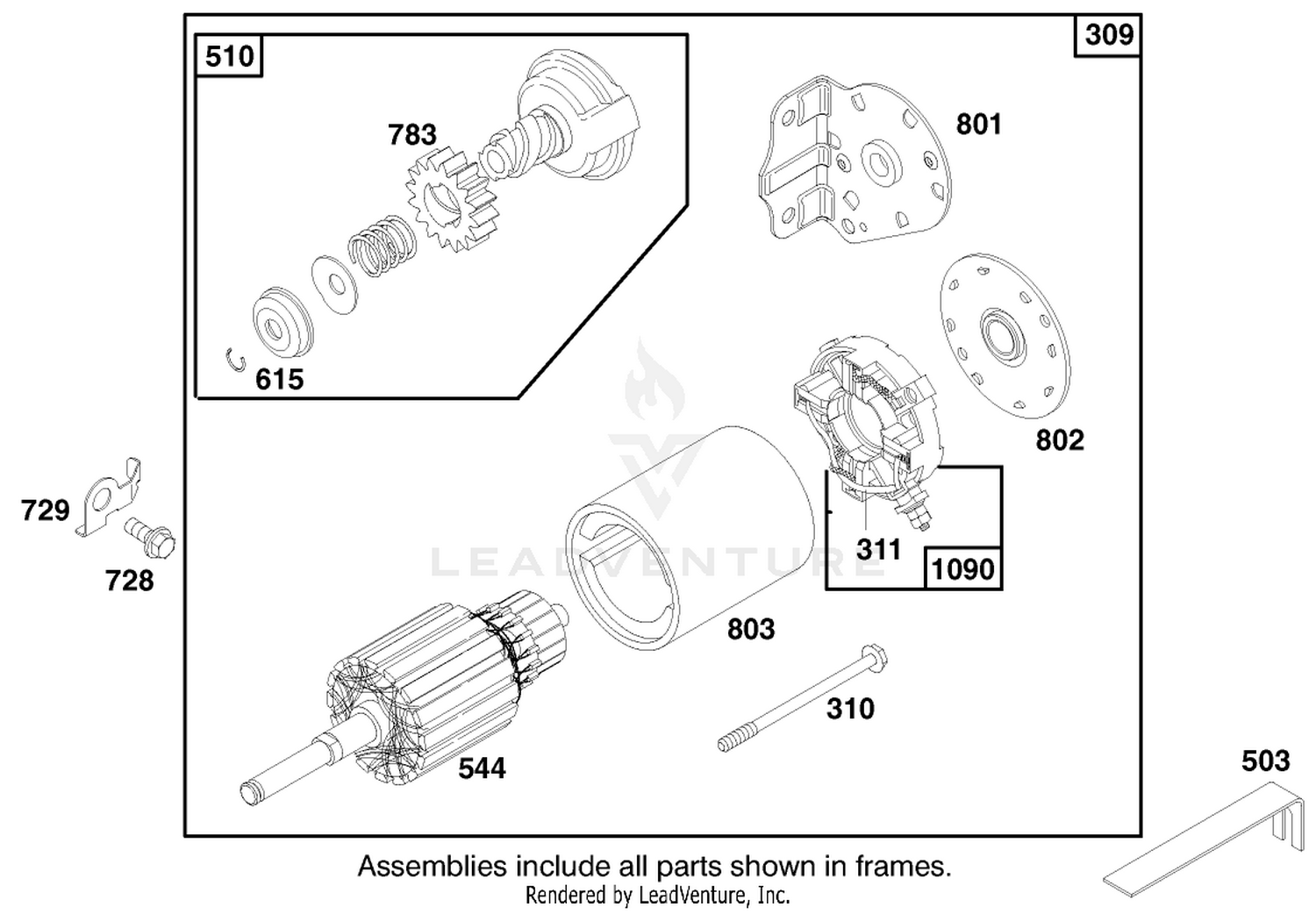 Engine Briggs  Stratton Model 28m707-0127-01 7