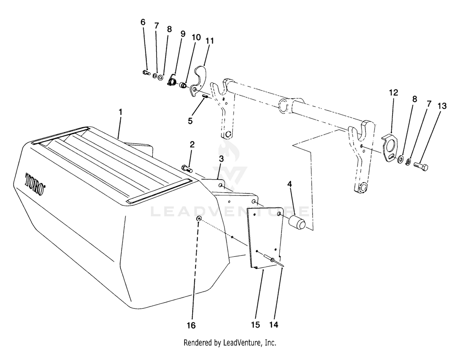 Grass Basket Assembly