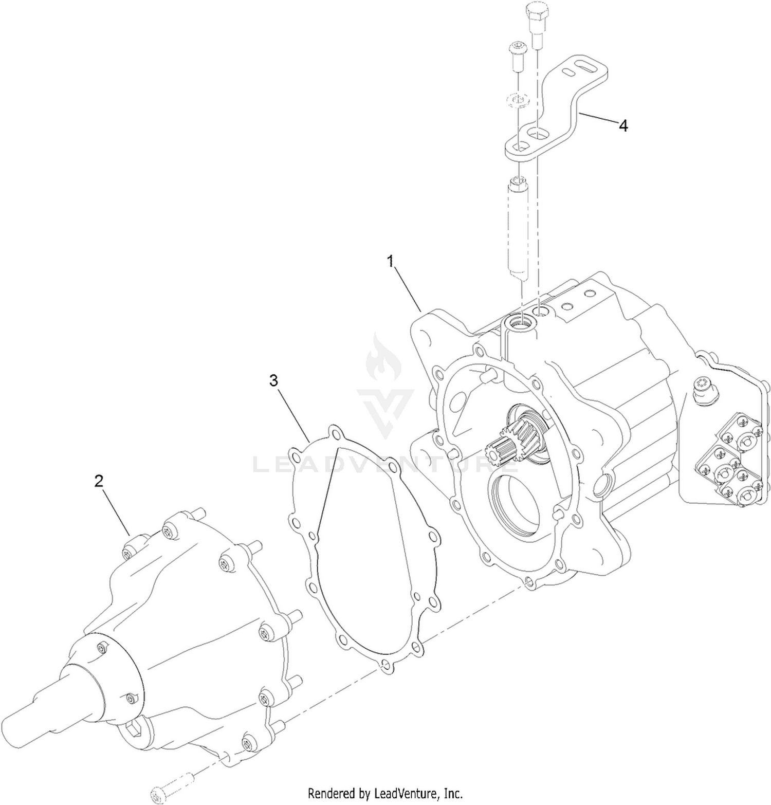 RH Wheel Motor Assembly No. 127-1525