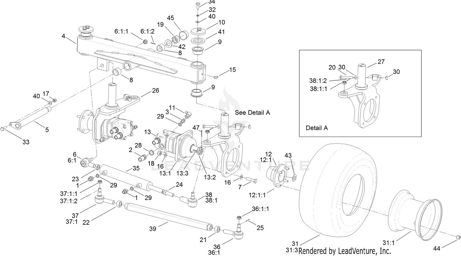 Rear Axle Assembly