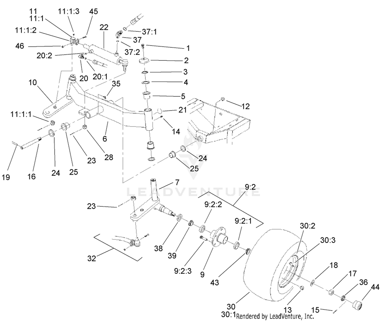 Steering Axle Assembly