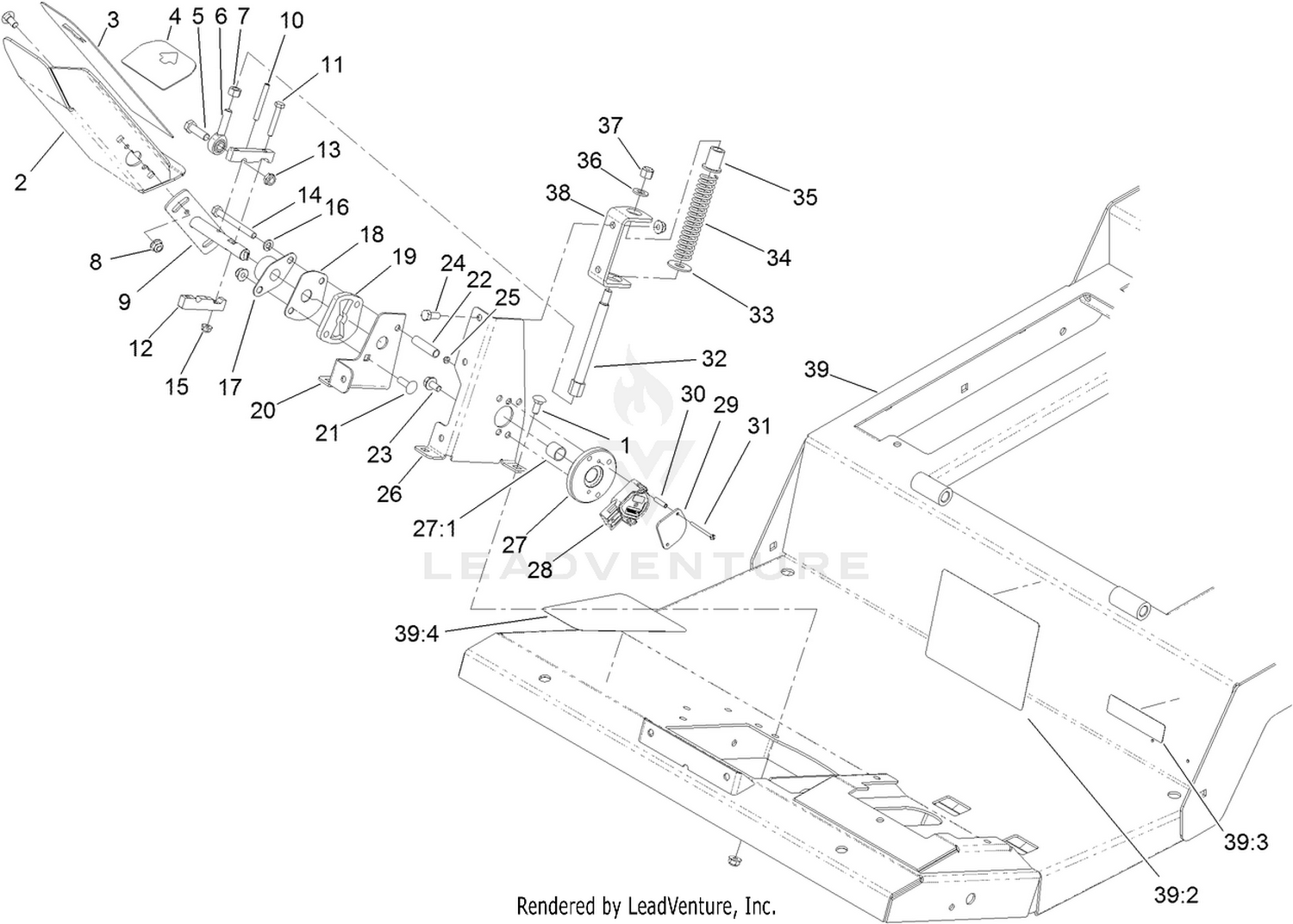 Traction Pedal Assembly