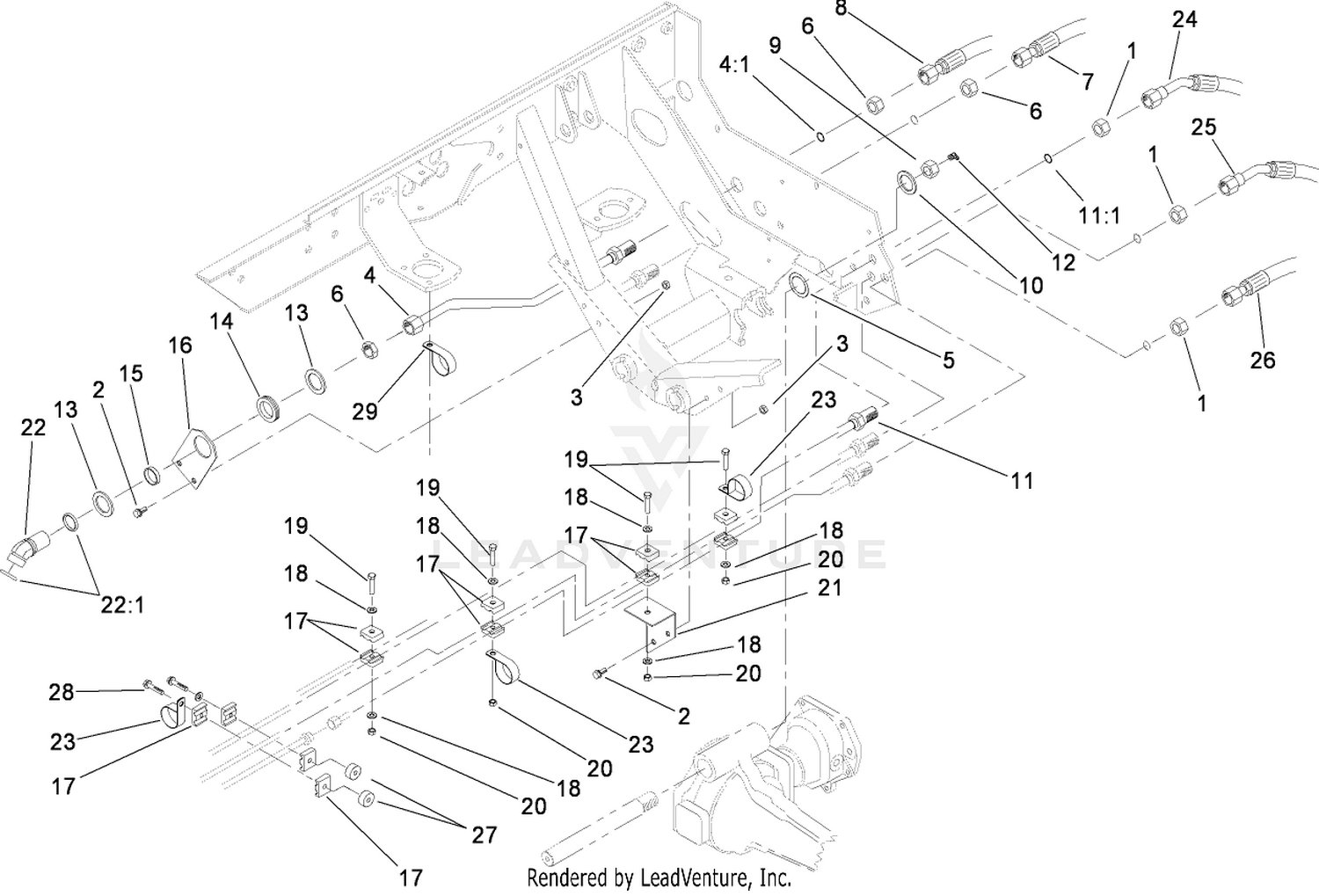 Rear Hydraulic Assembly