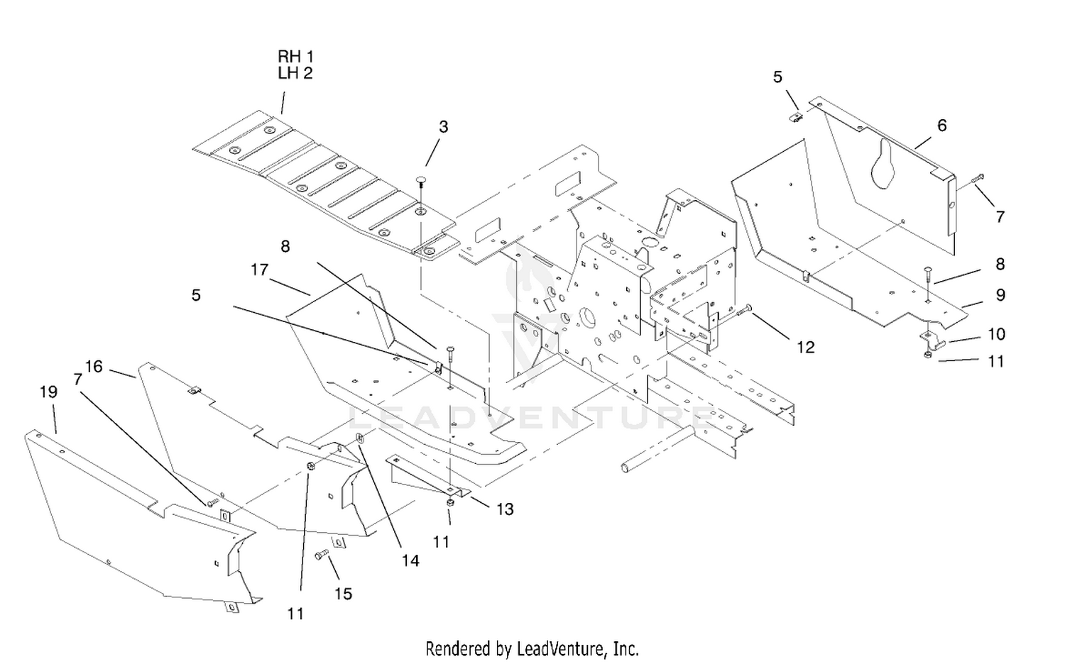Footrest  Hoodstand Side Covers