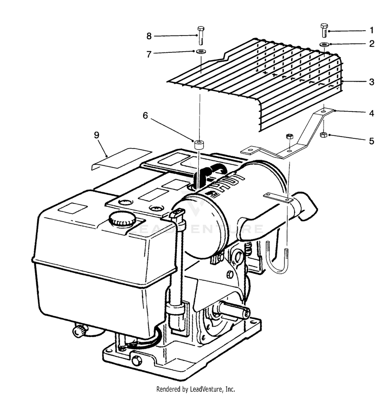 Muffler Guard Assembly
