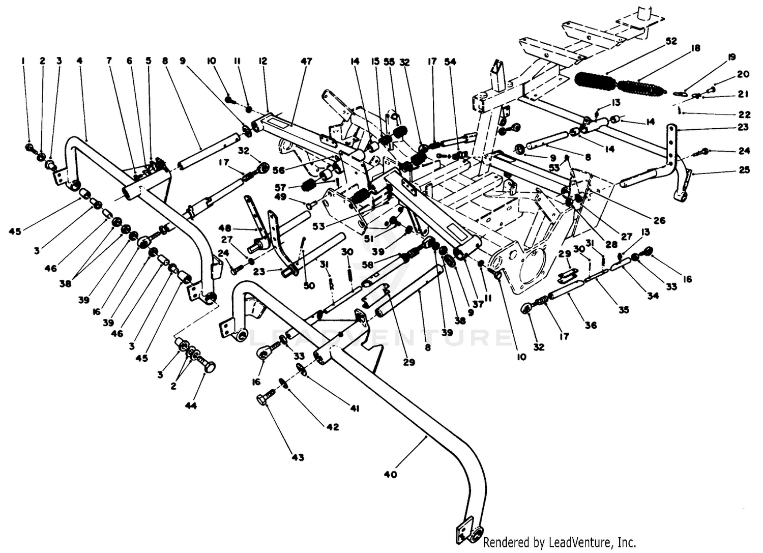 Cutting Unit Carrier Frame Assembly