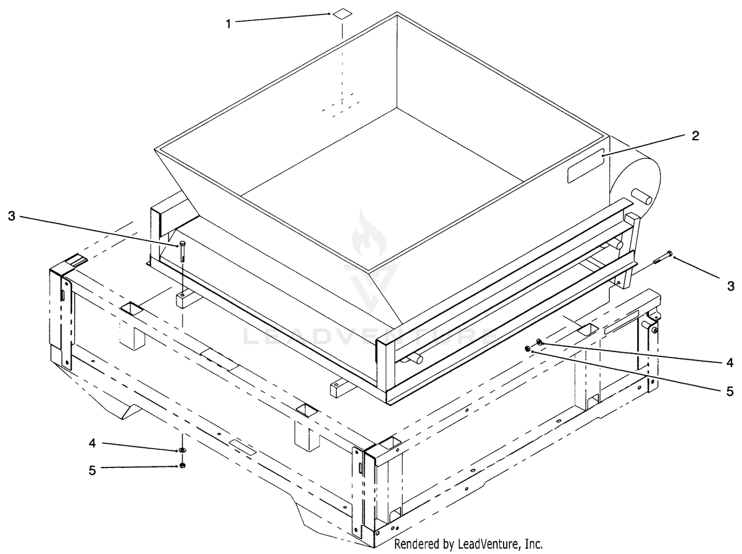 Hopper Mounting Assembly