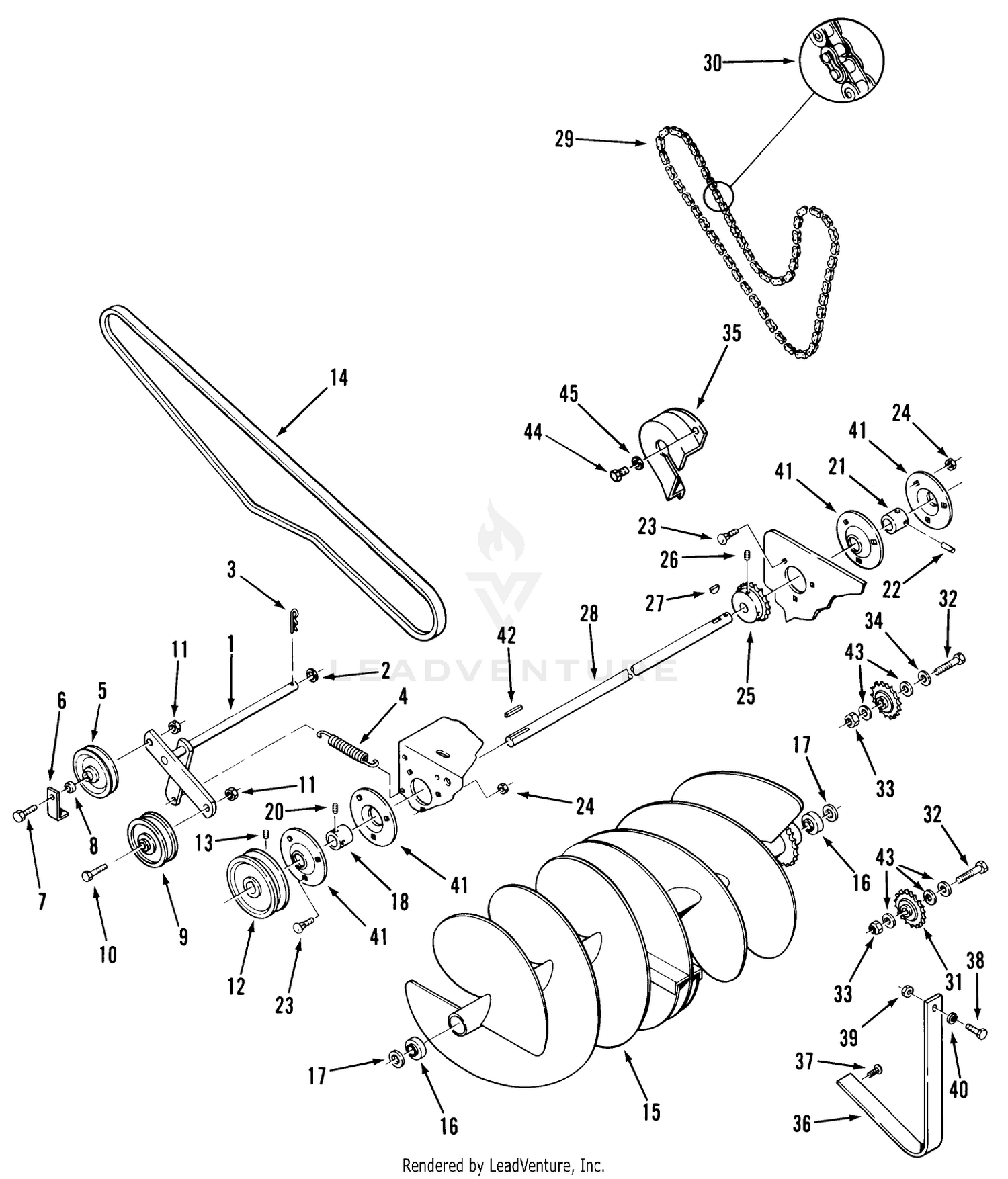 Snowthrower-42 In. (107 Cm) Vehicle Identification Number 06-42st03 2