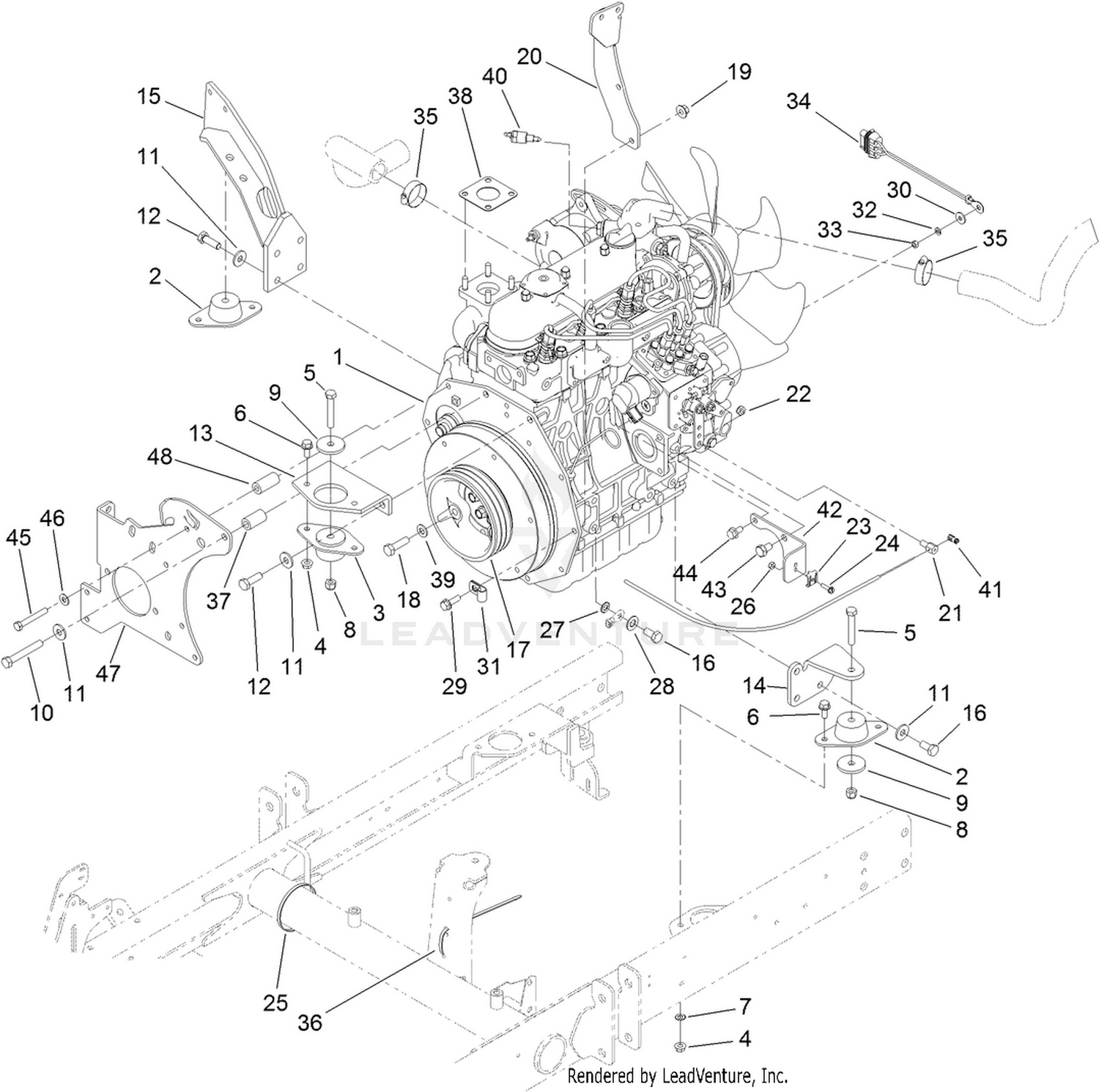 Engine Installation Assembly