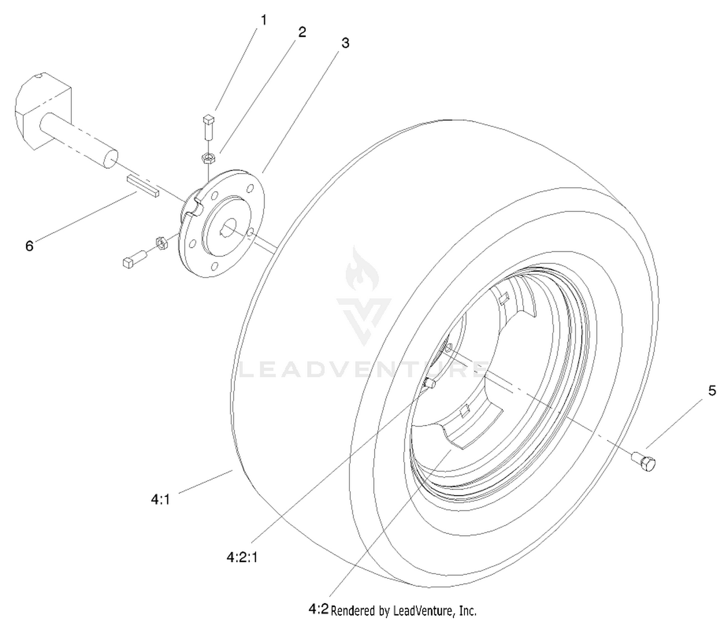 Rear Wheel Assembly